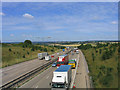 TQ5296 : M25 Motorway, Navestock, Essex by John Winfield
