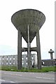 NF7755 : Water Tower at Benbecula Airport by Paul Store
