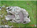 NR6707 : St Columba's footprints, Keil, Kintyre by Steve Partridge