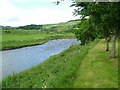 NJ5949 : River Deveron from Marnoch Cemetery by Greg Stringham