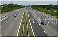 M23 Motorway between junctions 9 and 10, West Sussex