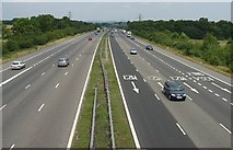 TQ3039 : M23 Motorway between junctions 9 and 10, West Sussex by Pete Chapman