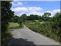 Road Junction in farmland near Reigate