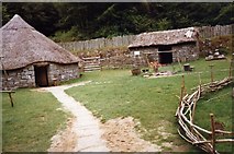 R4673 : Bronze Age huts at Craggaunowen by Angella Streluk