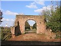 Old farm entrance at Columbjohn