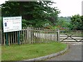 Entrance to High Beeches Gardens, near Crawley, West Sussex