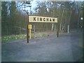 SP2522 : Old sign at Kingham railway station by SA Mathieson