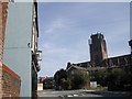 The Horseshoe pub and Liverpool Anglican Cathedral