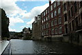 Warehouses by River Avon in the centre of Bath.