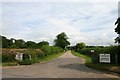 Track leading to Heath Barn Farm, Risby