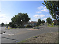 Mini-roundabout, Havering Road, Collier Row, Romford, Essex