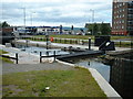 Canal lock at Dumbarton Road