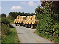 Harvest home! - straw bales arrive at Upper Copcourt Farm