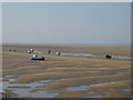 Fishing boats off Dove Point, Meols