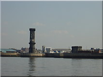 SJ3392 : Victoria's Tower, Liverpool Docks by Sue Adair