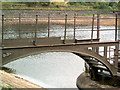 Detail of ironwork at Doe Park Reservoir