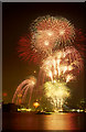 TQ3380 : Thames Firework Display VJ-Day 50 Years by Christine Matthews