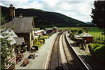 SJ1143 : Carrog: Carrog Station on the Llangollen Railway by Martin Bodman
