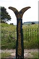 TR3242 : National Cycle Network milepost at Dover by Ron Strutt