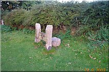 SX6293 : Village stocks - Belstone, Dartmoor by Richard Knights