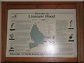 SO9818 : Lineover Wood Information Board by Terry Jacombs