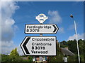 Road sign at Charing Cross