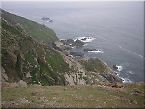 SS1343 : South West Point Lundy by Richard Croft