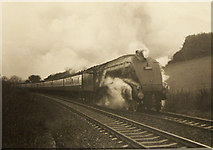 NT1684 : Railway Tracks Half Full by Simon Johnston