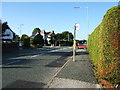 Mini-roundabout at Newton