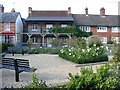 Garden opposite the Cranborne estates office in the centre of Cranborne