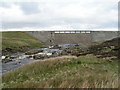 NY8128 : Cow Green Dam and River Tees by Dave Dunford