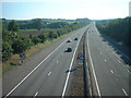 M3 looking south from B3047, nr Abbots Worthy