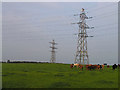 NY1039 : Pylons, Allerby and Oughterside by Nigel Monckton
