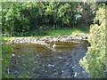 Fly fishing in the River Ewe