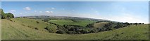 SU6022 : Beacon Hill panorama 2 by Peter Facey