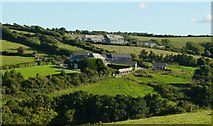 SW9372 : Trevilgus Farm (foreground) and Penrose by Janine Forbes