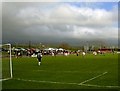 NS6114 : Loch Park, New Cumnock - Football ground by paul c