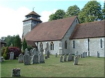 SU6120 : St Andrew's Church, Meonstoke, Hampshire by Anthony Brunning