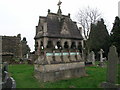 An ornate grave in Mansfield cemetery