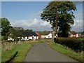 Minor road junction at Laigh Carnduff Farm