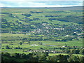 Steeton and view over Aire Valley taken from Lightbank Lane Silsden