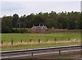 Derelict cottage at the side of A90