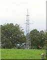 SN6219 : Hilltop mobile phone mast by Nigel Davies
