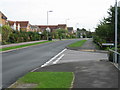 Peregrine Way looking north east