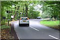 Road Bend on Forest Road, between Horsham and Colgate, West Sussex