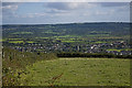 Hillside view of Kidwelly and Trimsaran