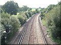 Railway line south of Oxshott