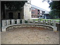 Semi-circular seat, St Mary de Crypt Churchyard, Gloucester