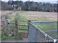 A footpath  leading to Chalfont St Giles