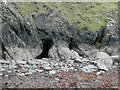 SH1825 : Sea caves near Aberdaron by Peter Shone